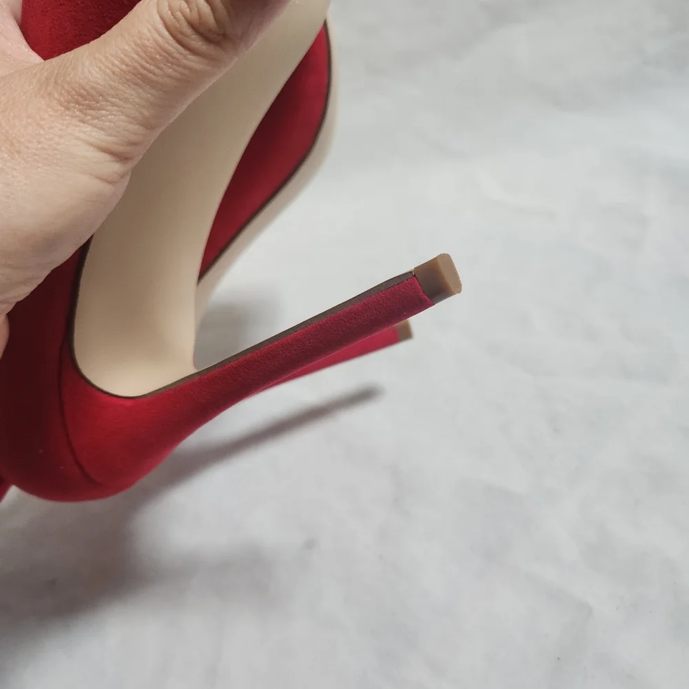 Shoe Dazzle Wilda Red Pumps Size 9.5